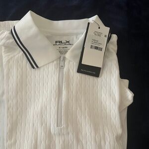 Polo Ralph Lauren White & Navy Golf Outfit